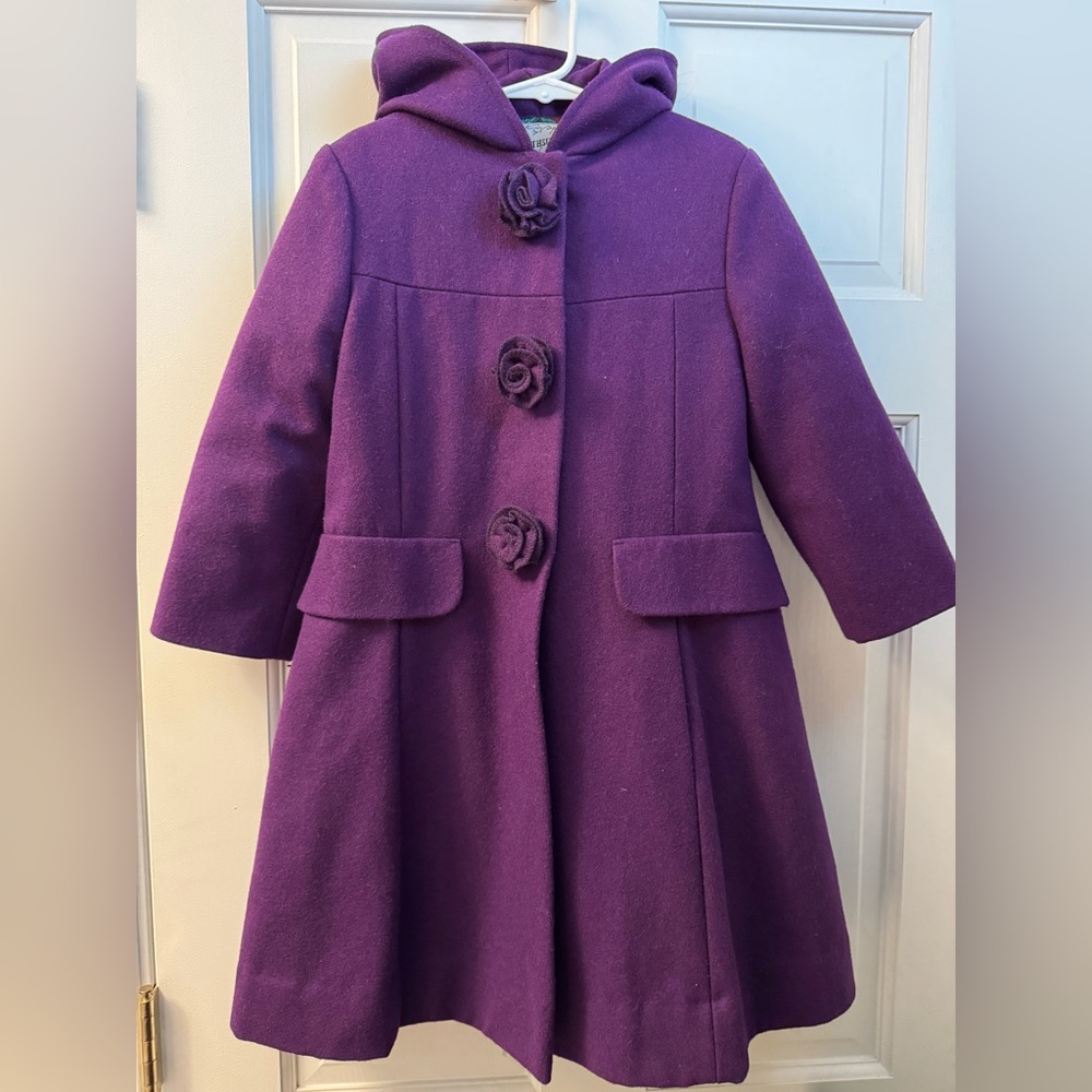 Rothschild girls purple coat
